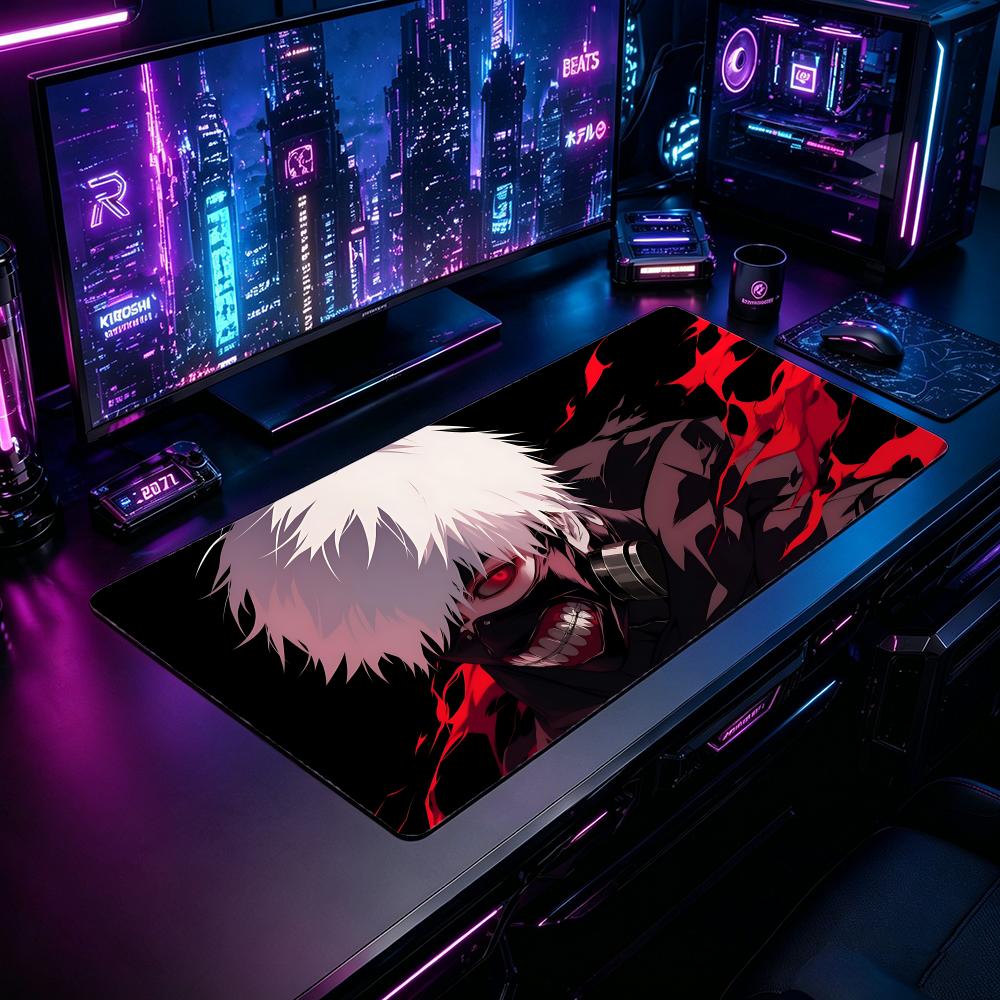 Desk Setup Productivity - Gaming Mouse Pad TTokyo Ghoul Mouse