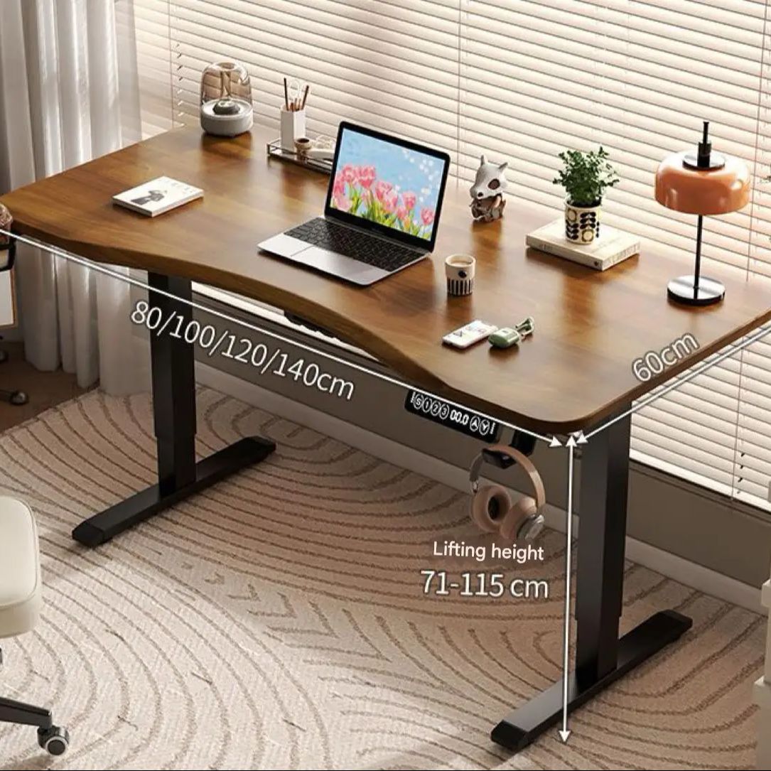 Desk Setup Gaming - 80/100/120/140cm Height Adjustable Office Computer Desk