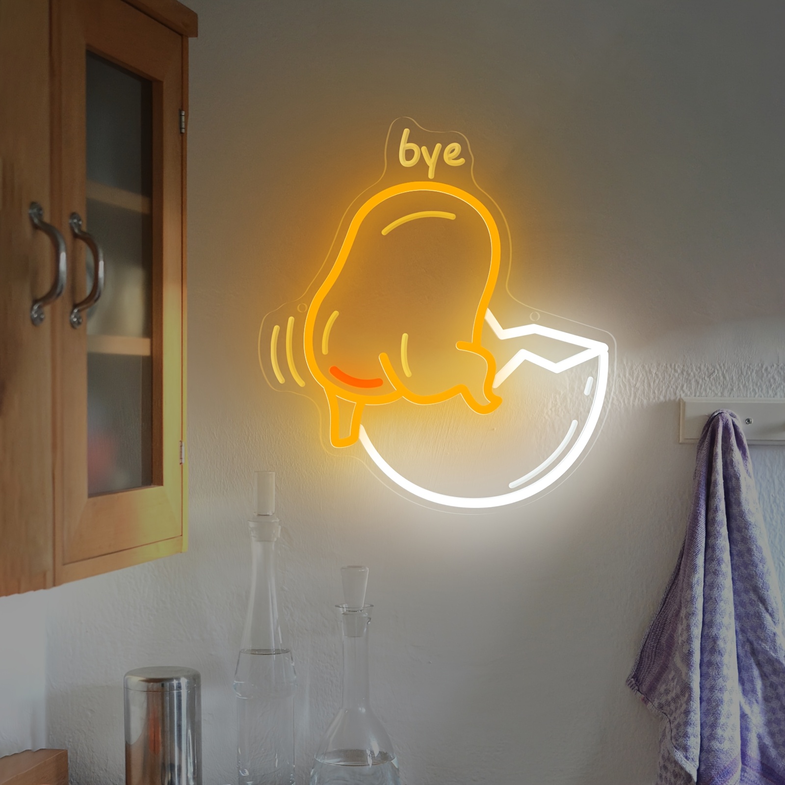 Sanrio Egg Yolk LED Neon Light - Desk Room Setup ulasan dan harga