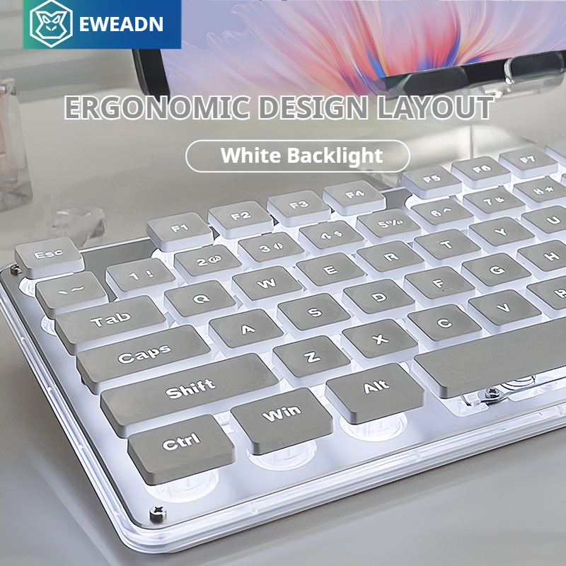 EWEADN V3 wireless Silent Offi - Desk Setup Keyboard ulasan dan harga