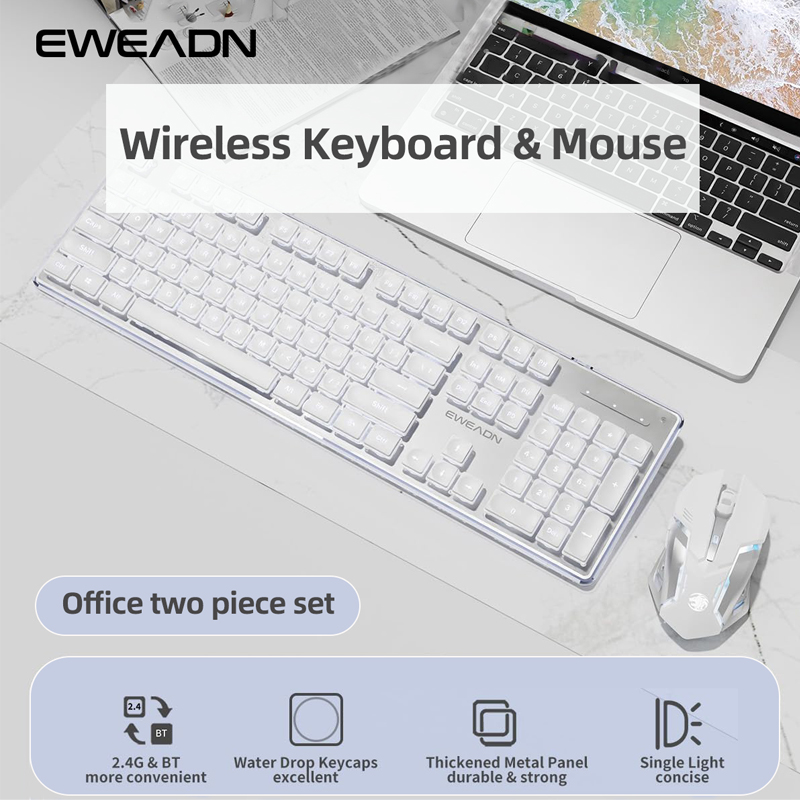 EWEADN V3 wireless Silent Offi - Desk Setup Keyboard ulasan dan harga