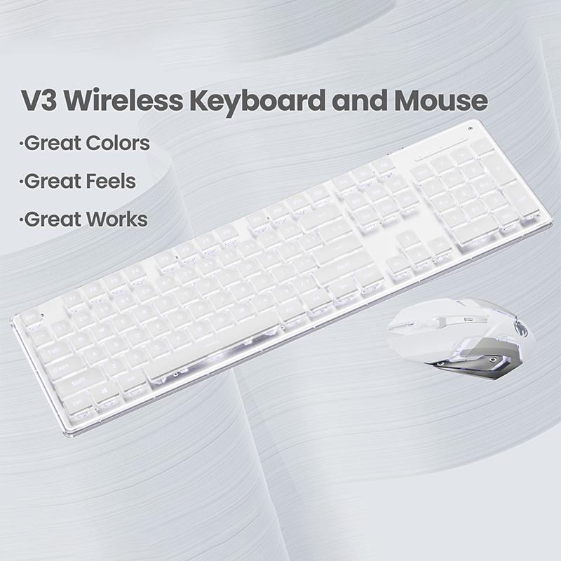 EWEADN V3 wireless Silent Offi - Desk Setup Keyboard ulasan dan harga