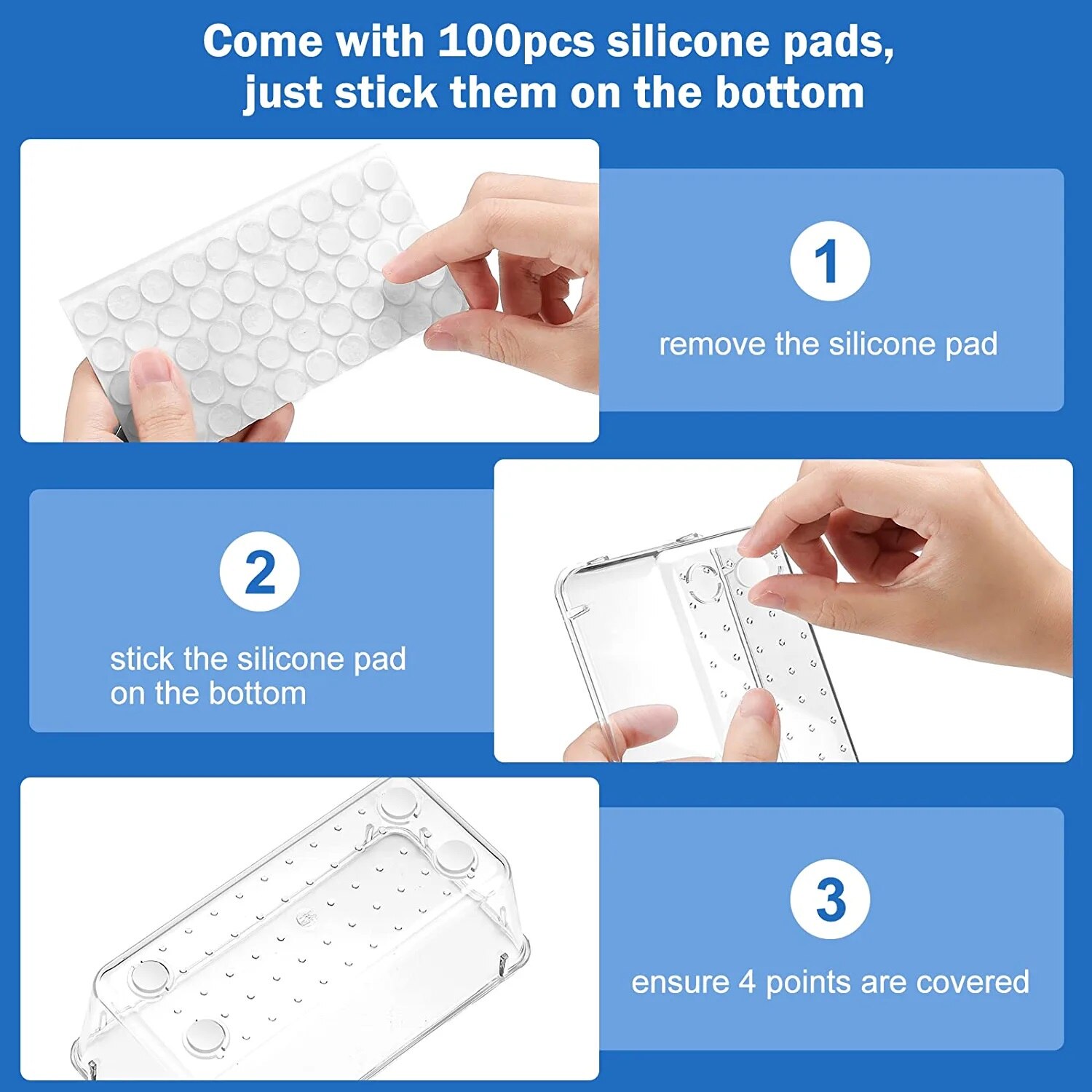 7/16Pcs Clear Plastic Drawer O - Desk Setup Kit ulasan dan harga