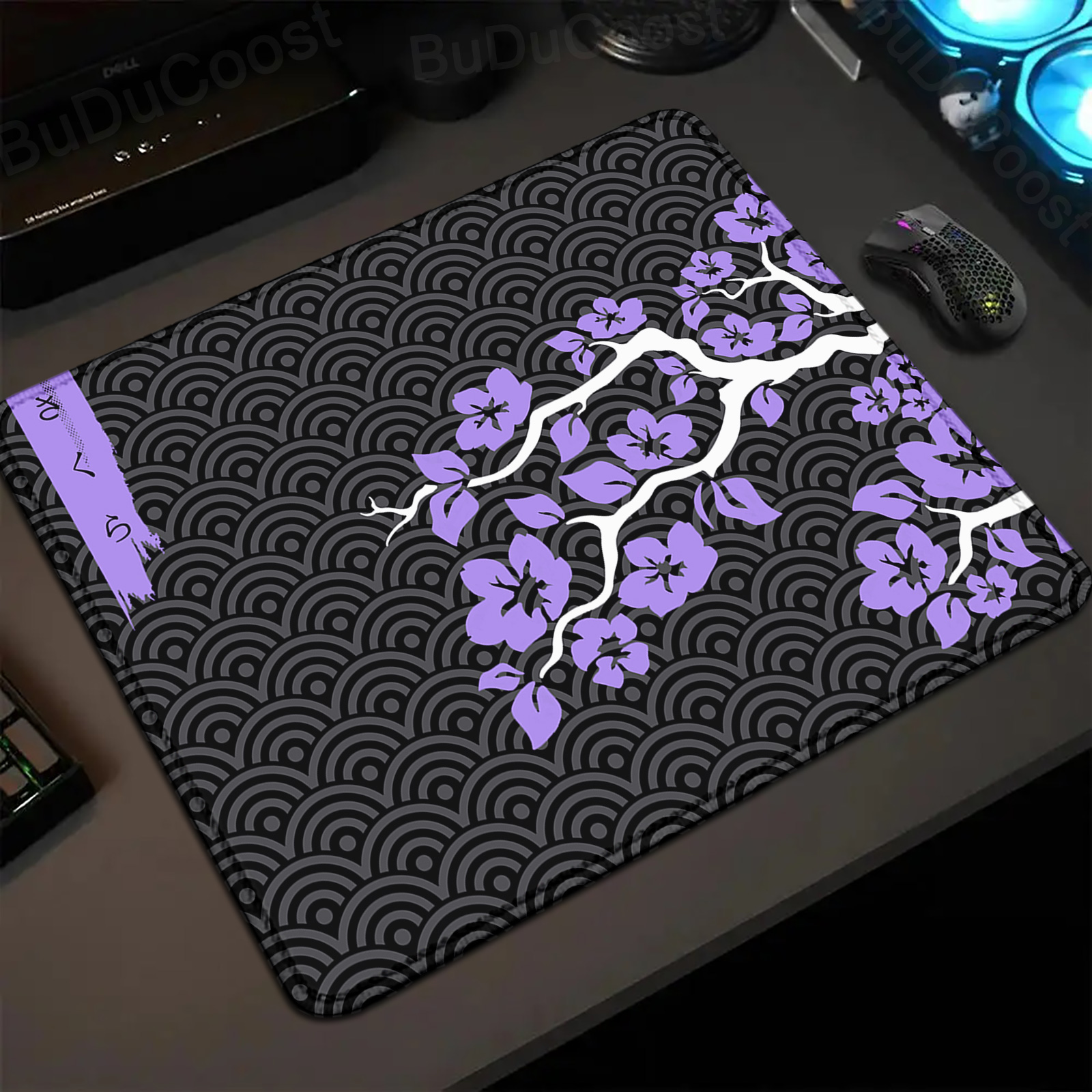 Small Size Mousepad Sakura Art - Korean Desk Setup ulasan dan harga