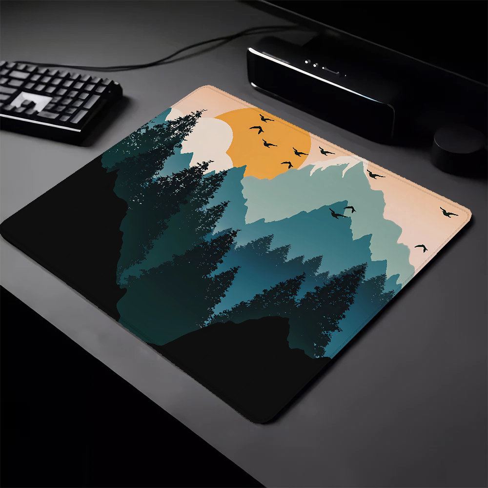 Rubber Mat Small Kawaii Mouse  - Korean Desk Setup ulasan dan harga