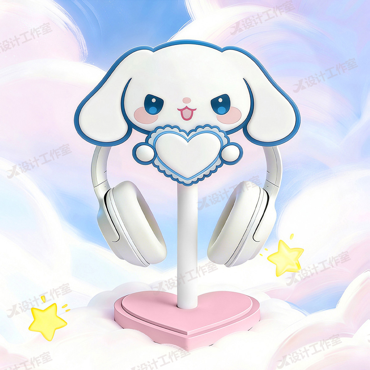 New Cinnamoroll Over Ear Headp - Desk Setup Girly ulasan dan harga