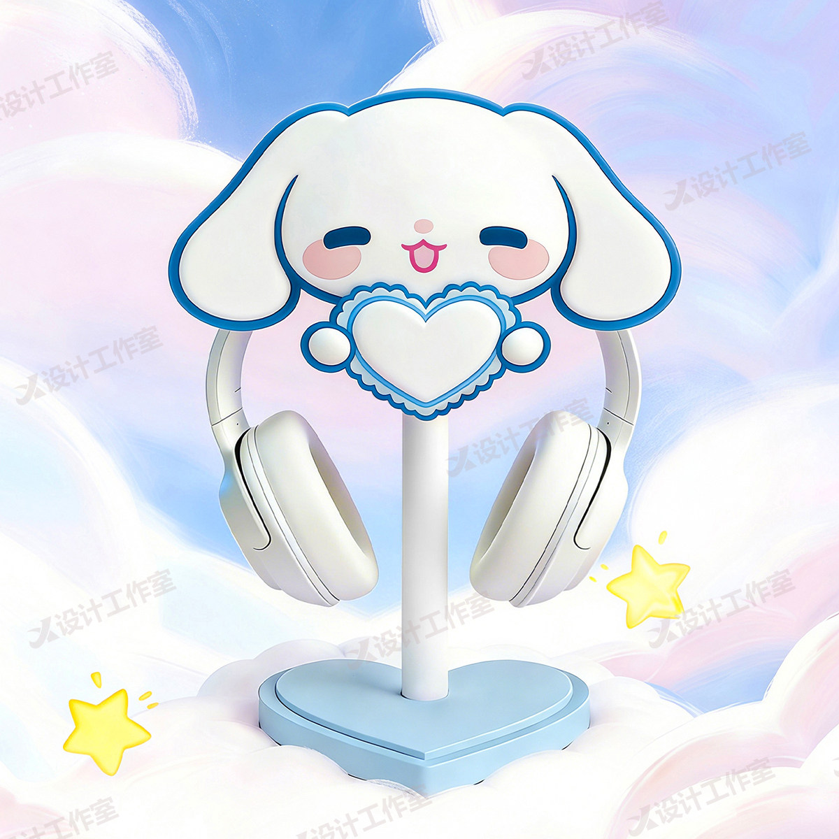 New Cinnamoroll Over Ear Headp - Desk Setup Girly ulasan dan harga