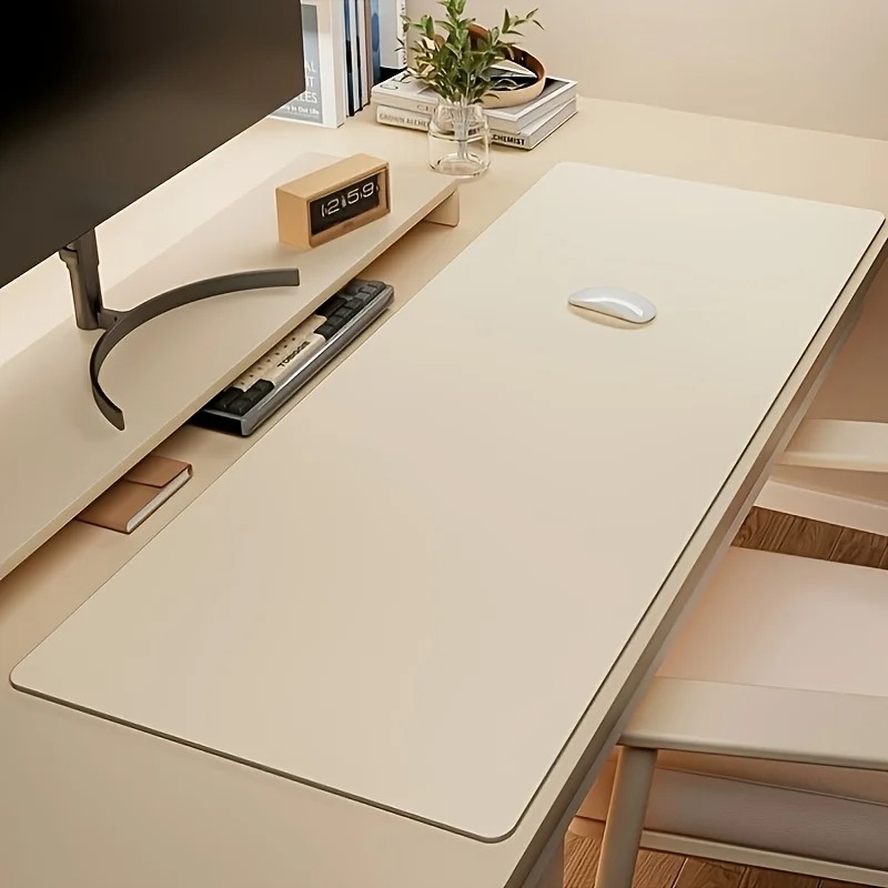 1pc Large Faux Leather Mouse P - Desk Setup Clean ulasan dan harga