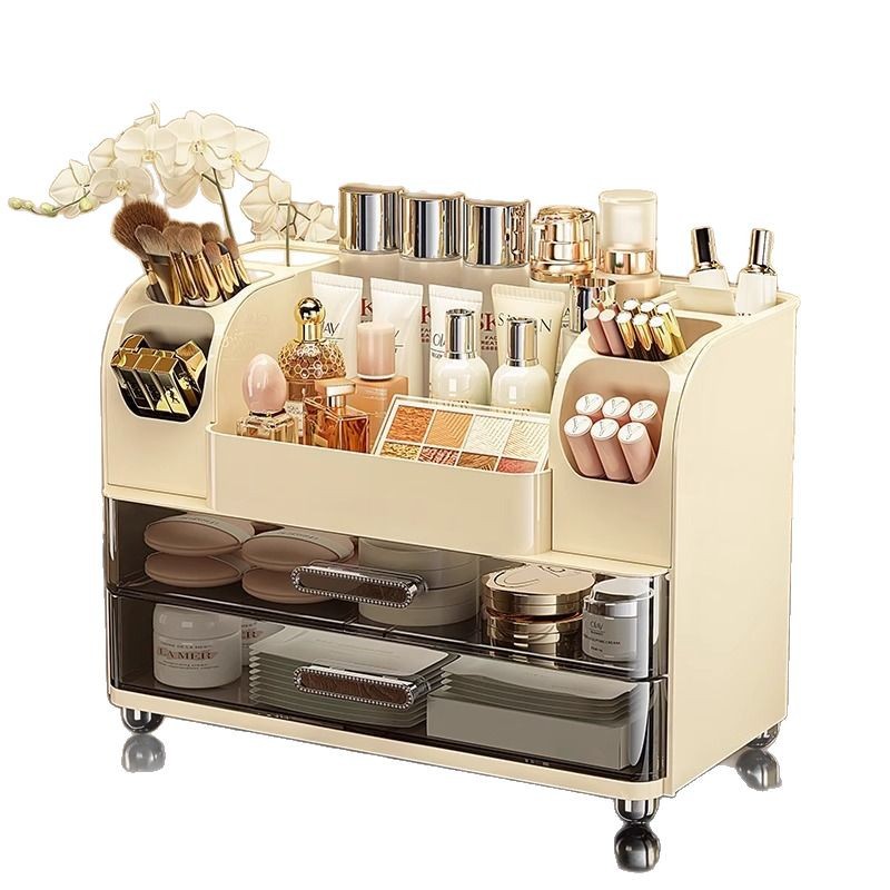 Desktop cosmetics storage box, - Desk Setup Productivity ulasan dan harga