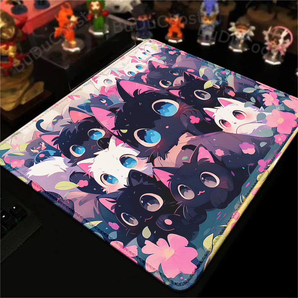 18x22cm Small Rug Black Cat Cl - Korean Desk Setup ulasan dan harga