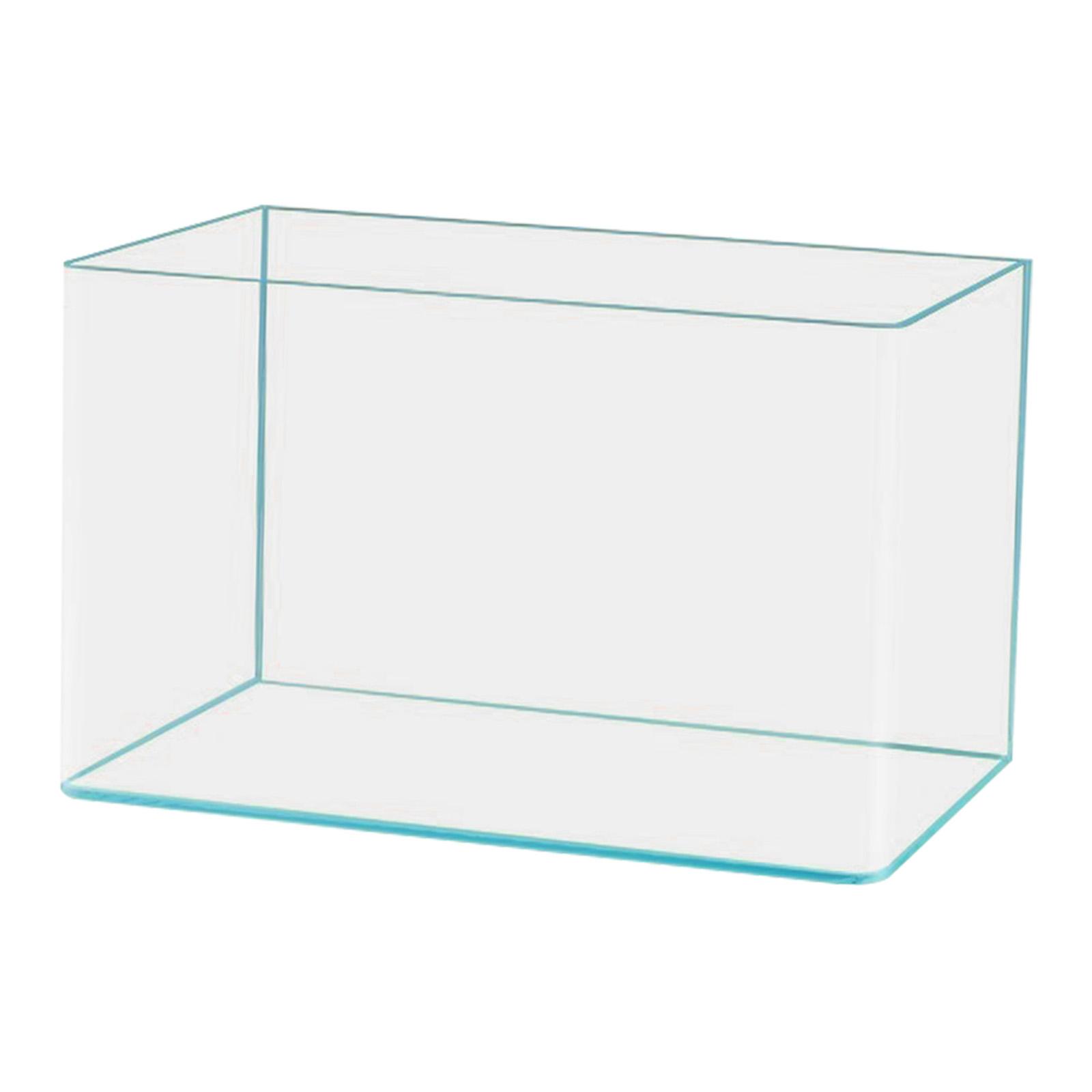 Clear Glass Fish Tank Decorati - Desk Setup Clean ulasan dan harga