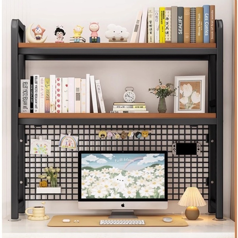 Grid Shelf Desktop Shelf Desk  - Desk Setup Productivity ulasan dan harga