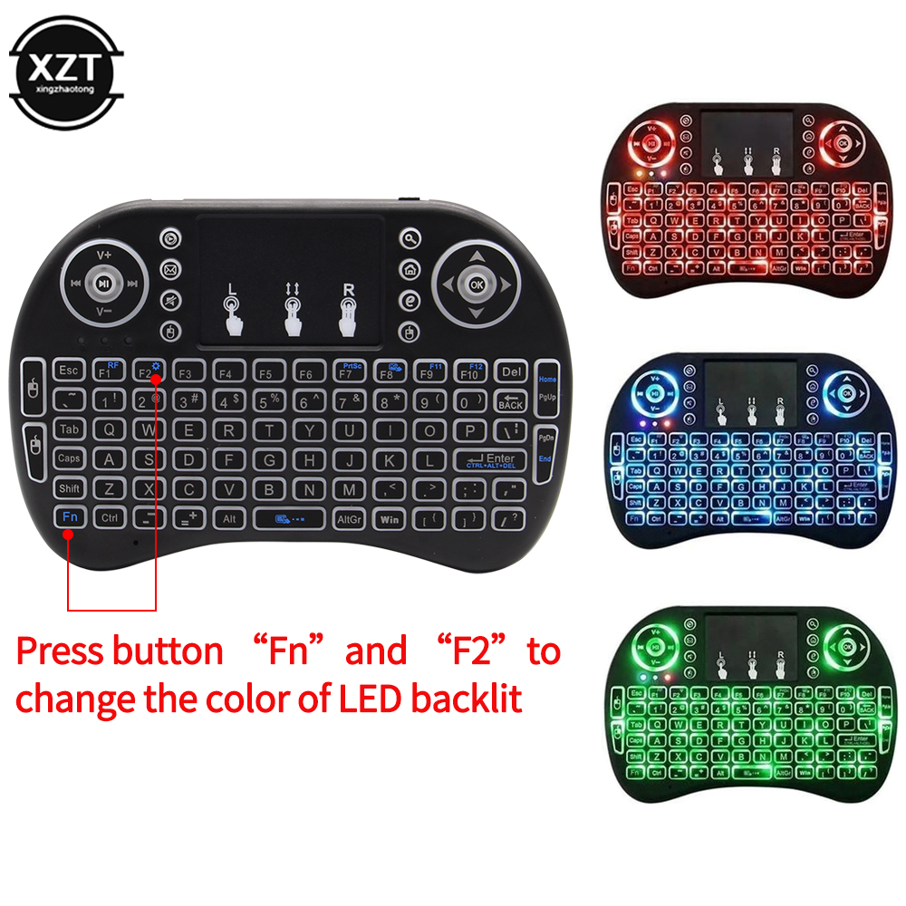 Backlit English Russian French - Desk Setup Keyboard ulasan dan harga