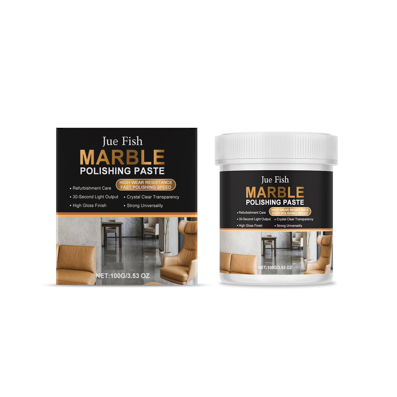 Marble Polishing Paste Effecti - Desk Setup Clean ulasan dan harga