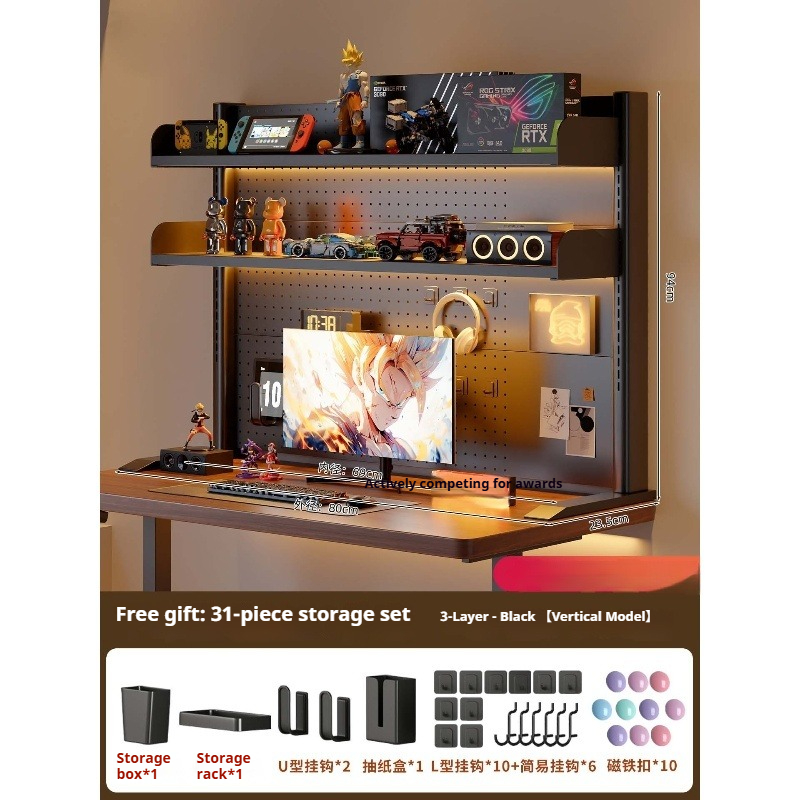 Clamp on Desk Shelf with Pegbo - Desk Setup Productivity ulasan dan harga