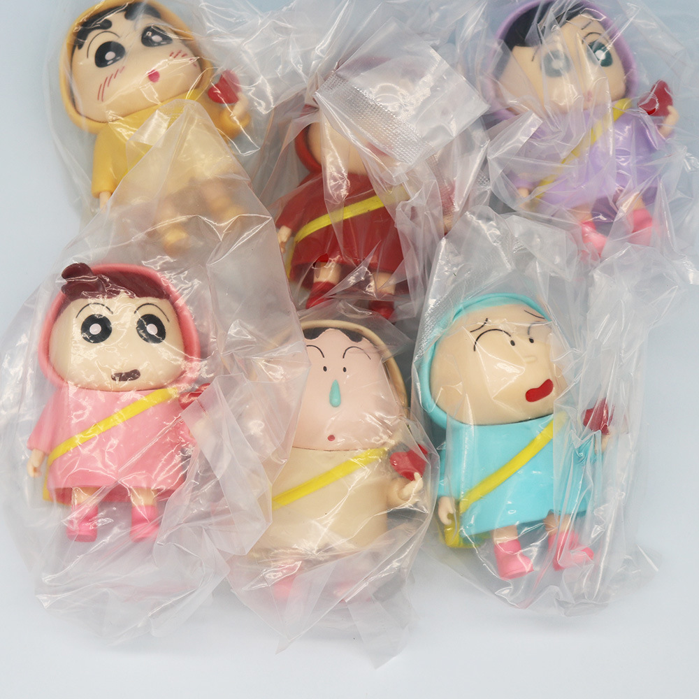 6pcs/set Anime Crayon Shin-cha - Desk Setup Kit ulasan dan harga