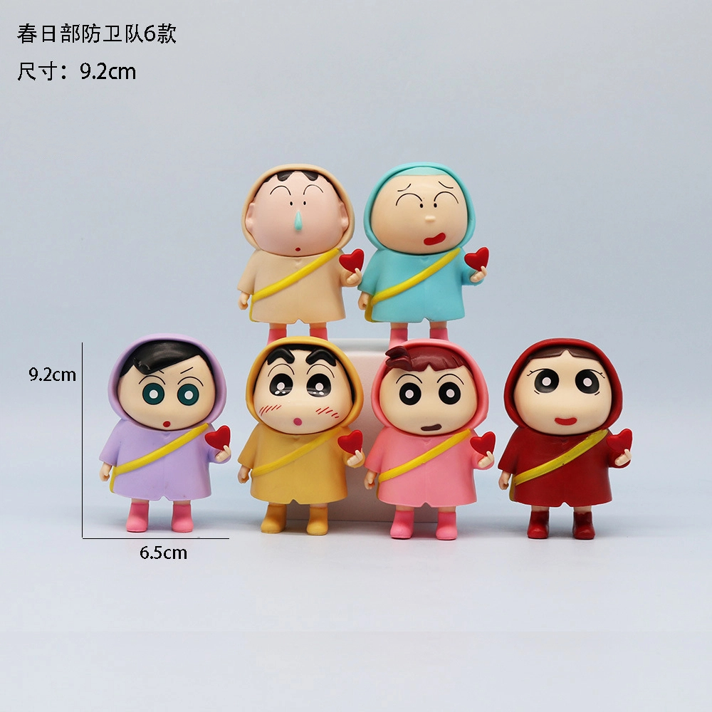 6pcs/set Anime Crayon Shin-cha - Desk Setup Kit ulasan dan harga