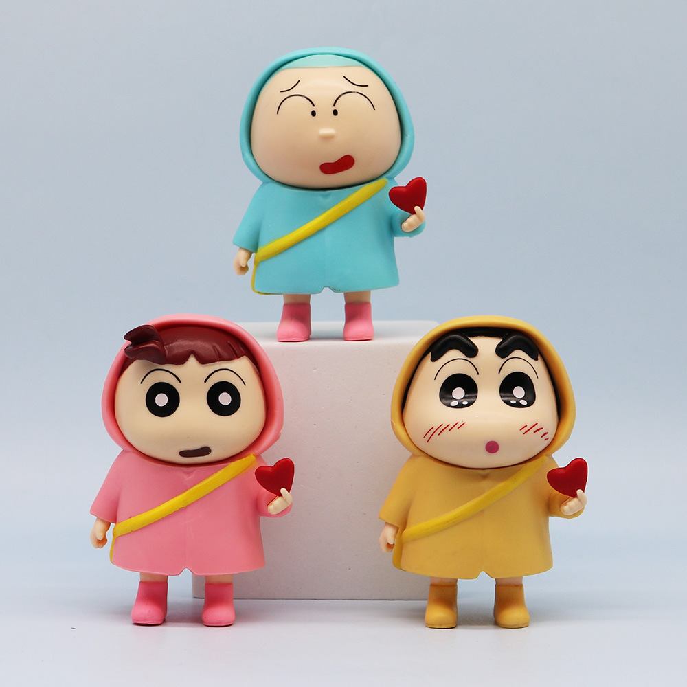 6pcs/set Anime Crayon Shin-cha - Desk Setup Kit ulasan dan harga