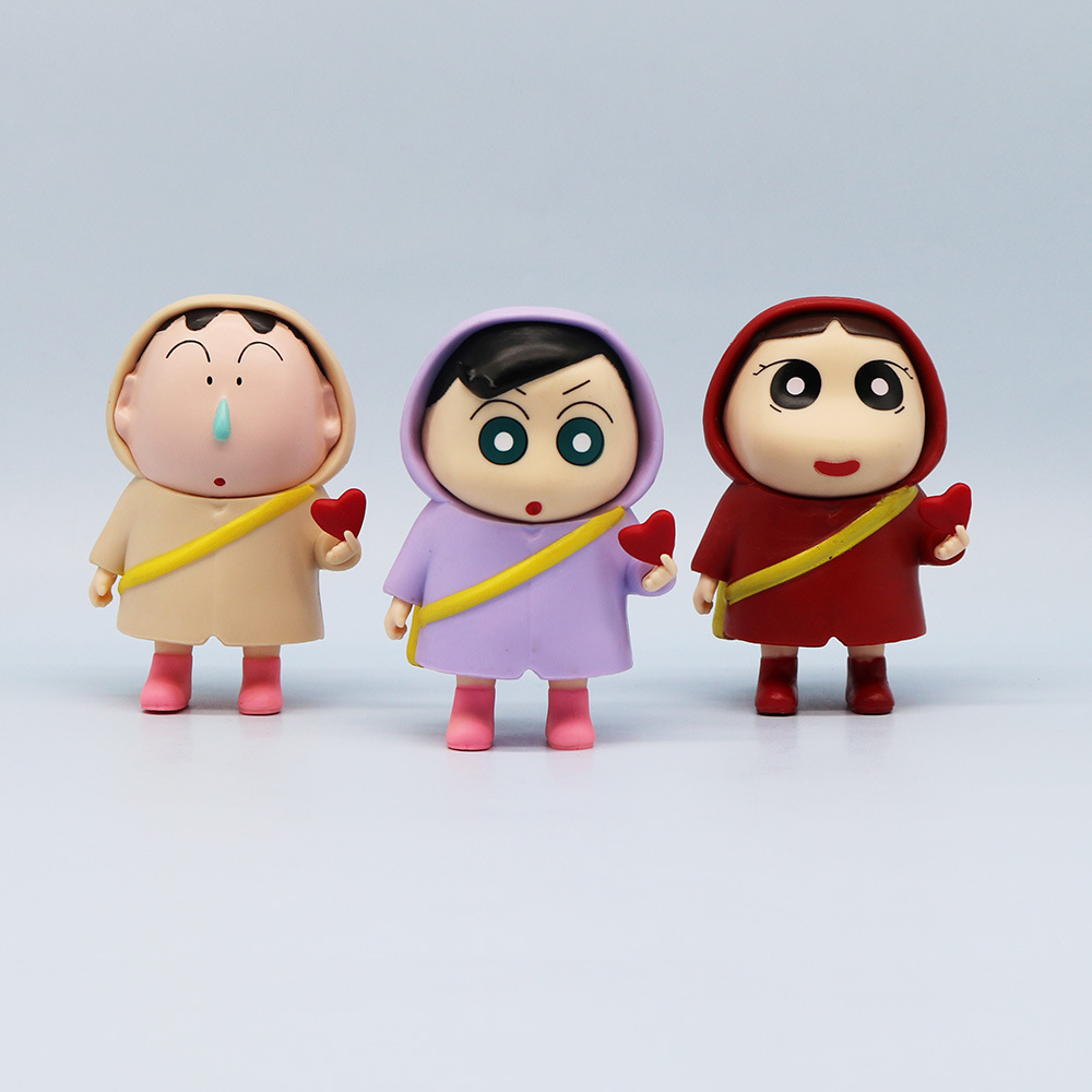 6pcs/set Anime Crayon Shin-cha - Desk Setup Kit ulasan dan harga