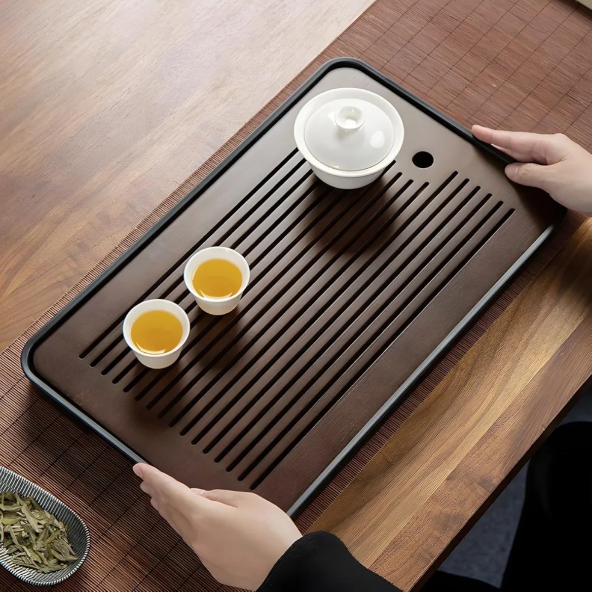 Portable Detachable Bamboo Tea - Desk Setup Clean ulasan dan harga