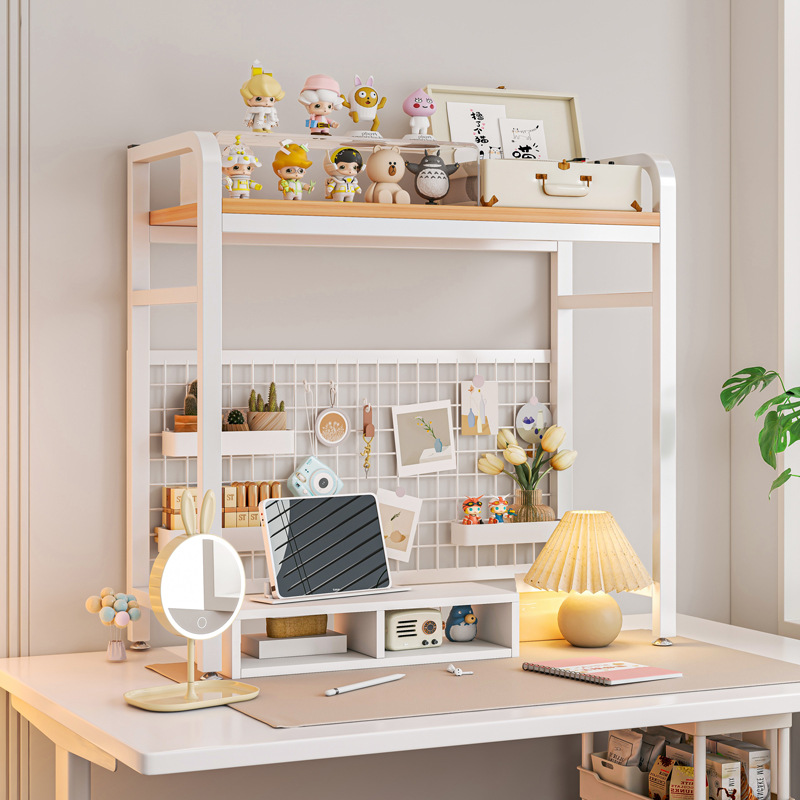 Bookshelf Bookcase With Grid D - Desk Setup Productivity ulasan dan harga