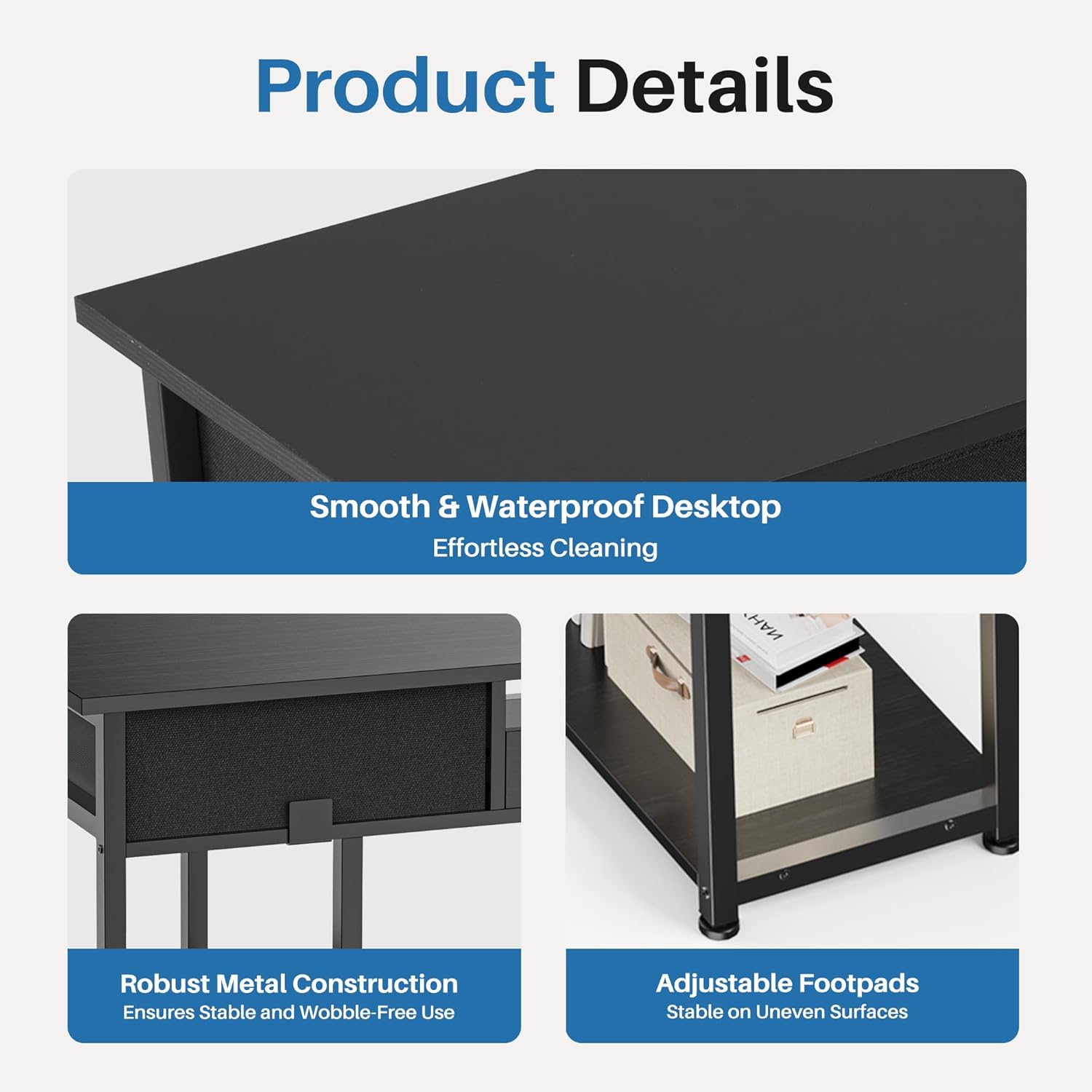 48-Inch Computer Desk with Fab - Desk Setup Small Space ulasan dan harga