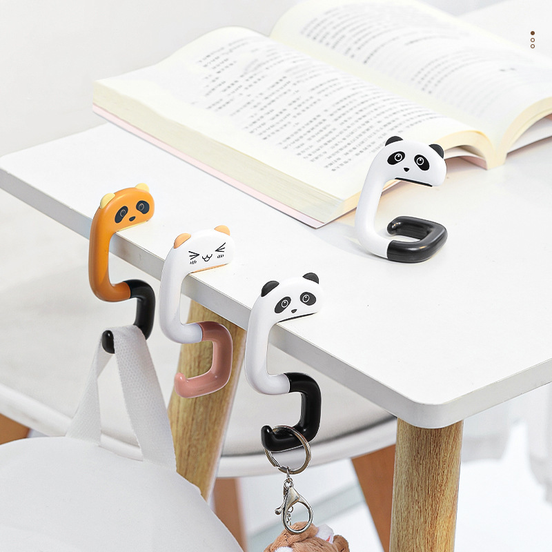 1pcs Cute Panda Schoolbag Hook - Desk Setup Kit ulasan dan harga