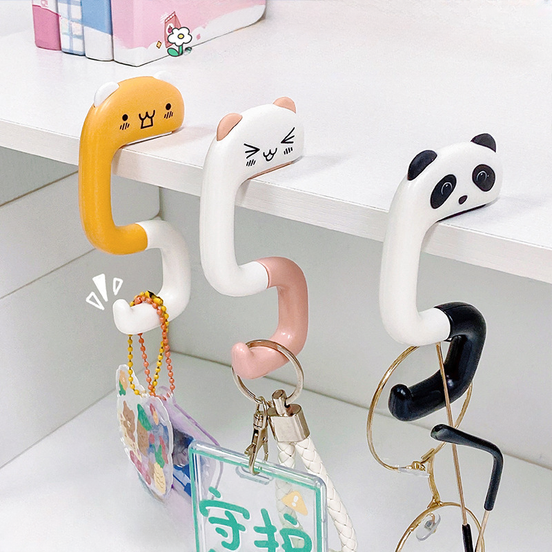 1pcs Cute Panda Schoolbag Hook - Desk Setup Kit ulasan dan harga