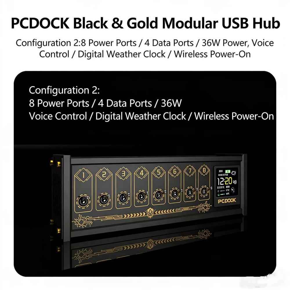 PCDOCK Block USB Desktop Power - Desk Setup Productivity ulasan dan harga
