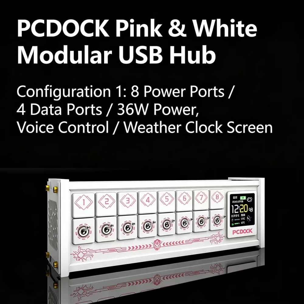 PCDOCK Block USB Desktop Power - Desk Setup Productivity ulasan dan harga