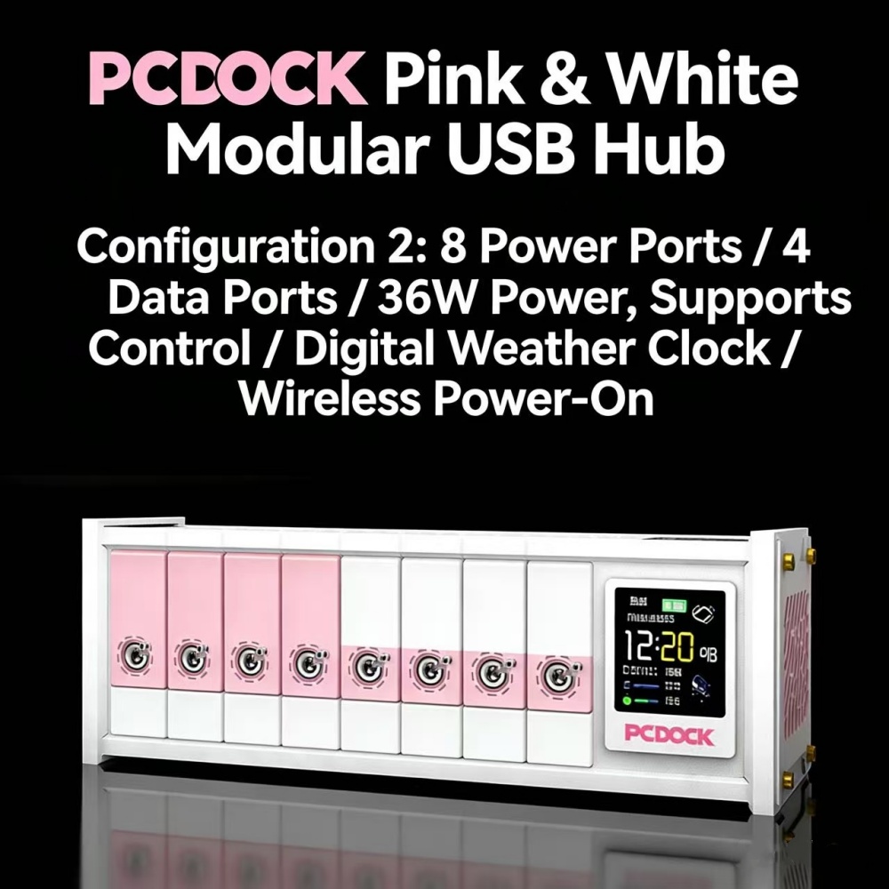 PCDOCK Block USB Desktop Power - Desk Setup Productivity ulasan dan harga