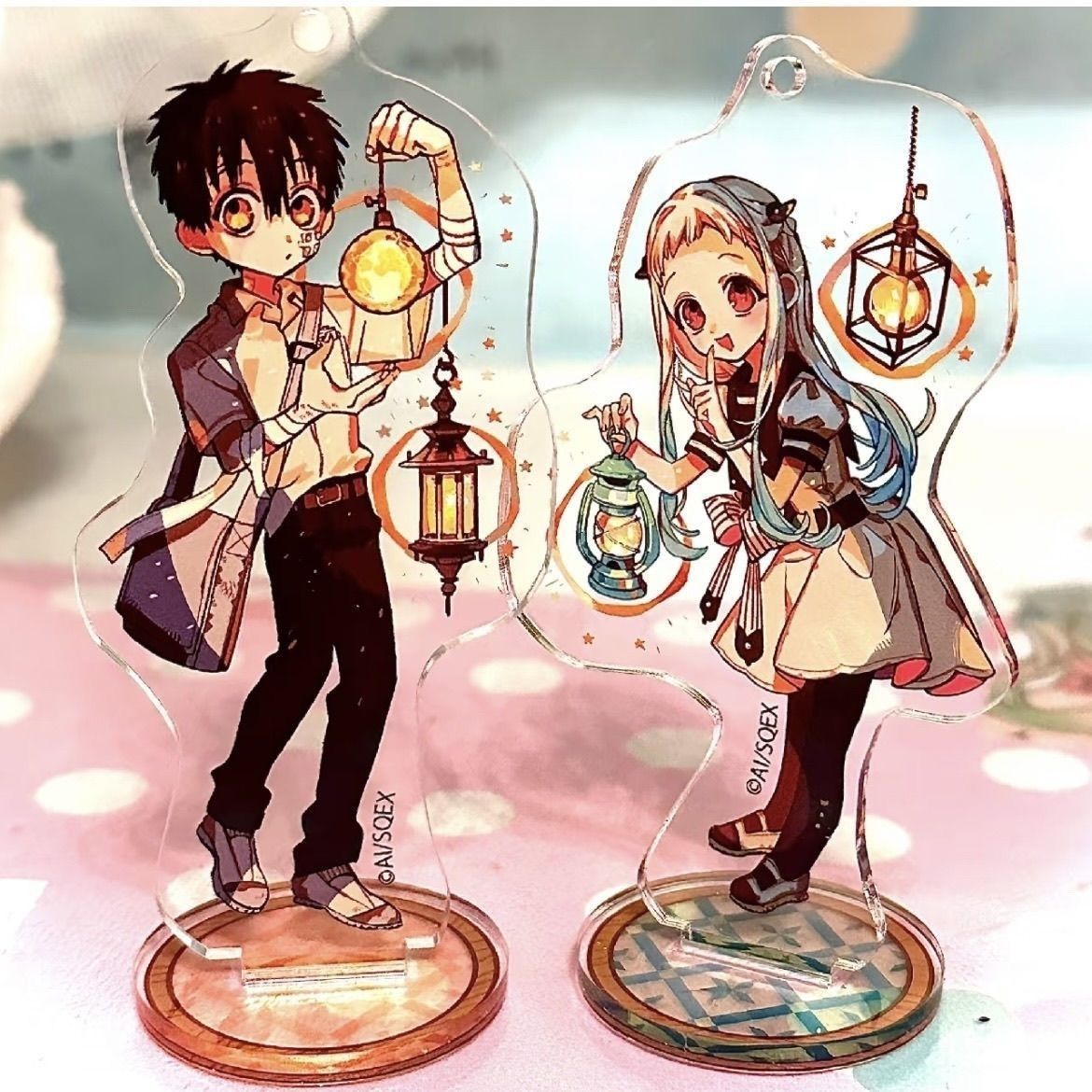 2Pcs/Set Cute Acrylic Stand  F - Desk Setup Kit ulasan dan harga