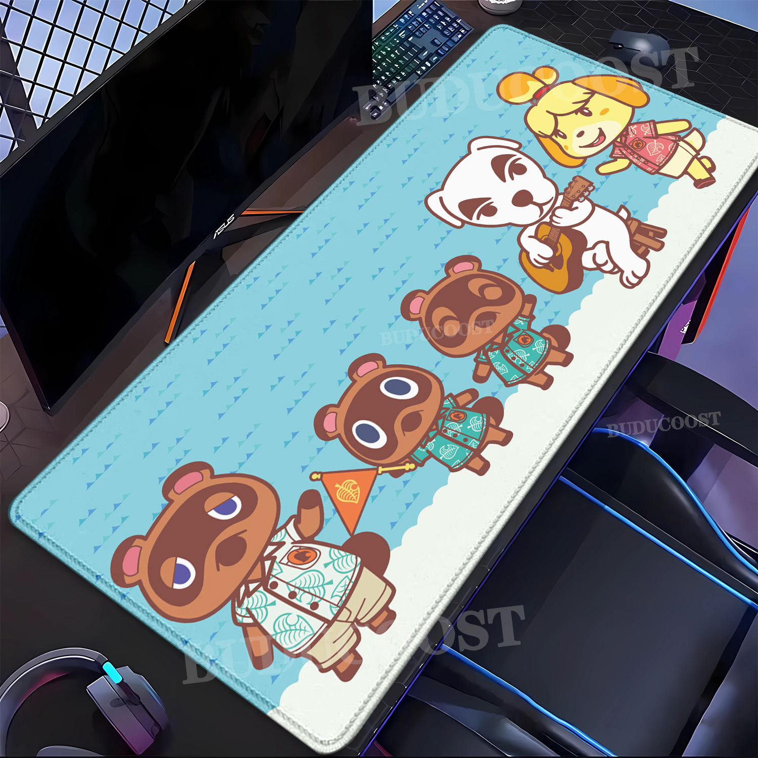 Large Kawaii Mouse Pad Non-Sli - Korean Desk Setup ulasan dan harga
