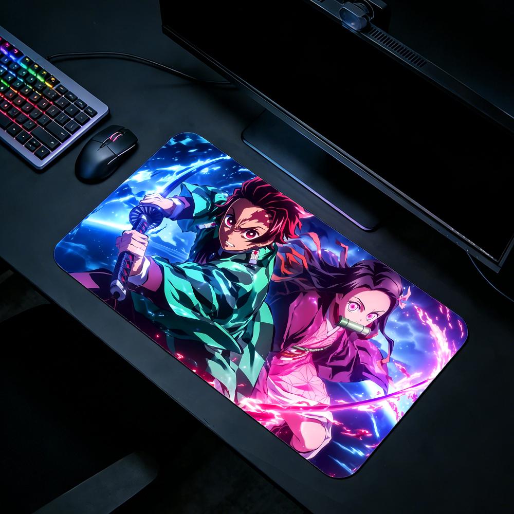 Gaming Mouse Pad DDemon Slayer - Desk Setup Productivity ulasan dan harga