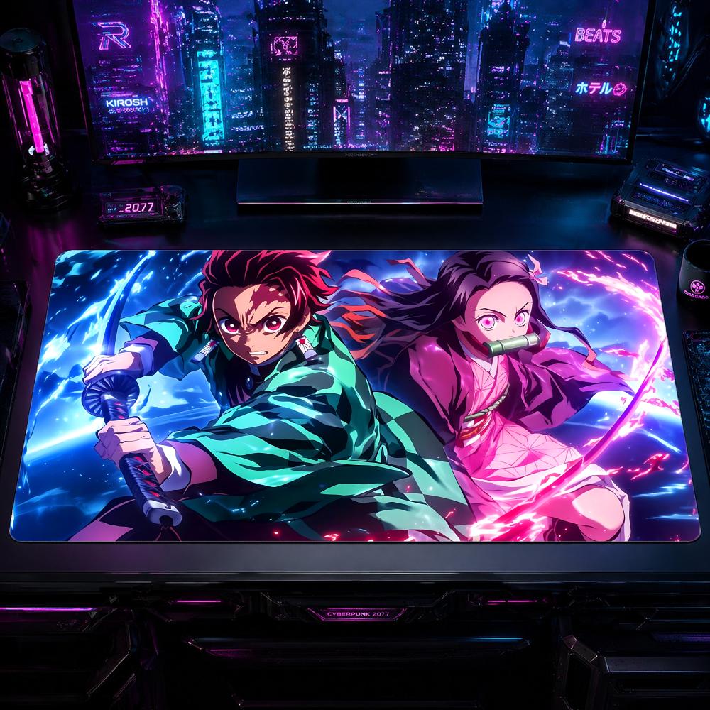 Gaming Mouse Pad DDemon Slayer - Desk Setup Productivity ulasan dan harga