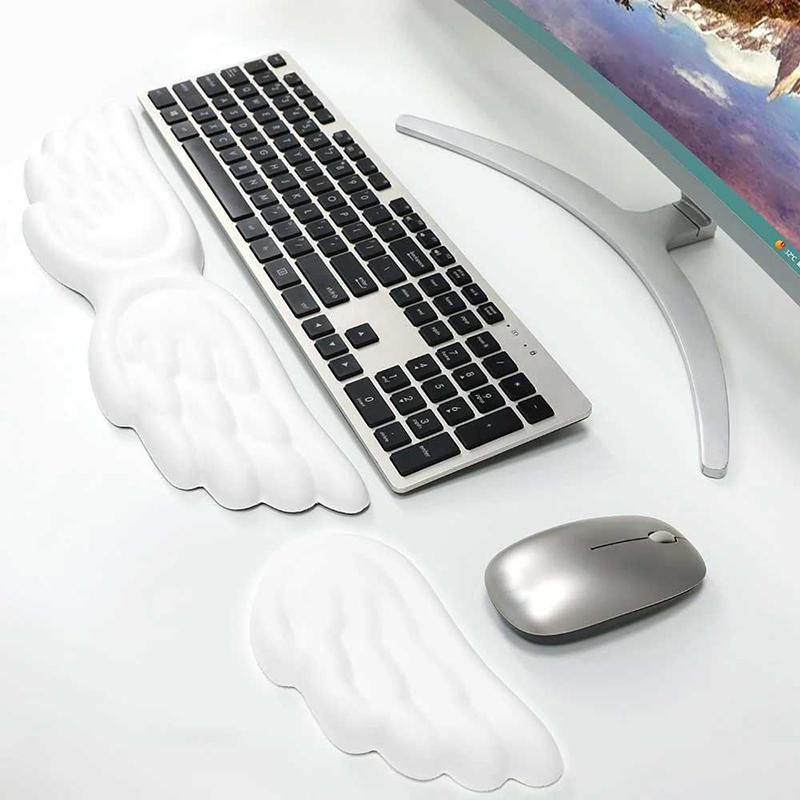 Keyboard Mouse Wrist Rest Ange - Desk Setup Keyboard ulasan dan harga