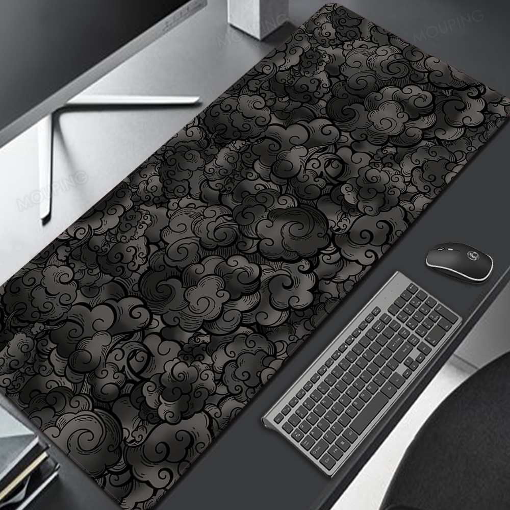 Japan Clouds Deskmat Black Car - Korean Desk Setup ulasan dan harga