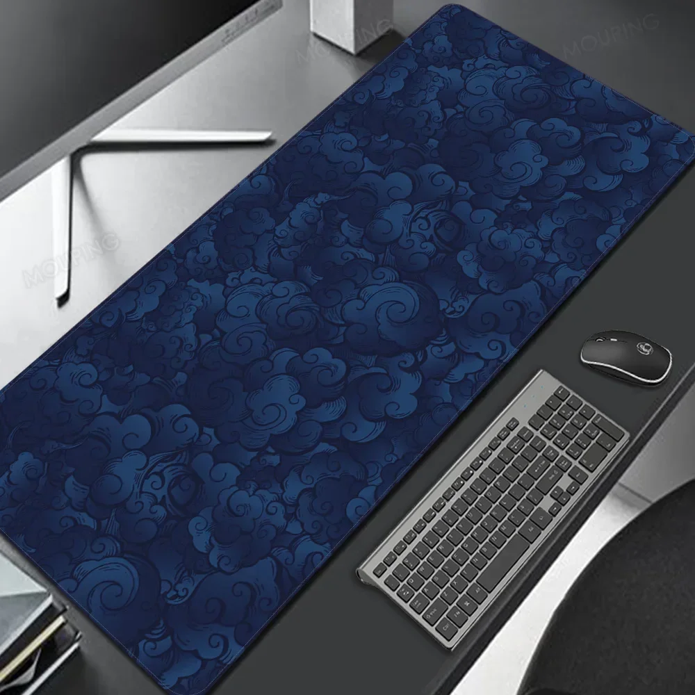 Japan Clouds Deskmat Black Car - Korean Desk Setup ulasan dan harga