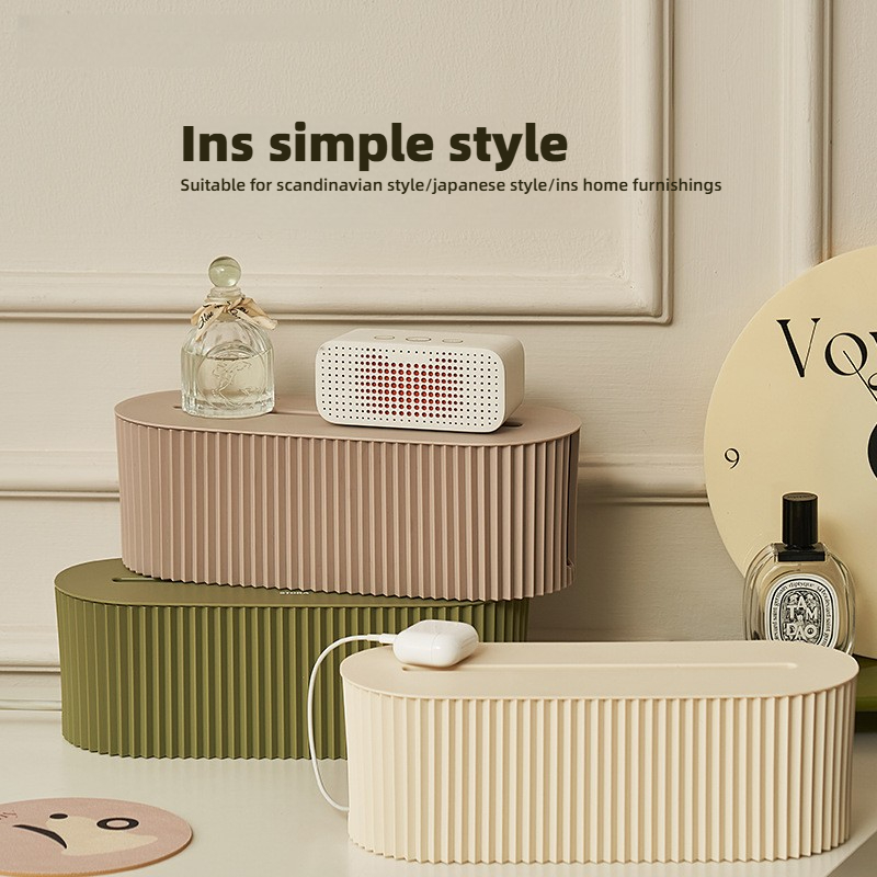 Cable Organizer Box - Hide Wir - Desk Setup Clean ulasan dan harga