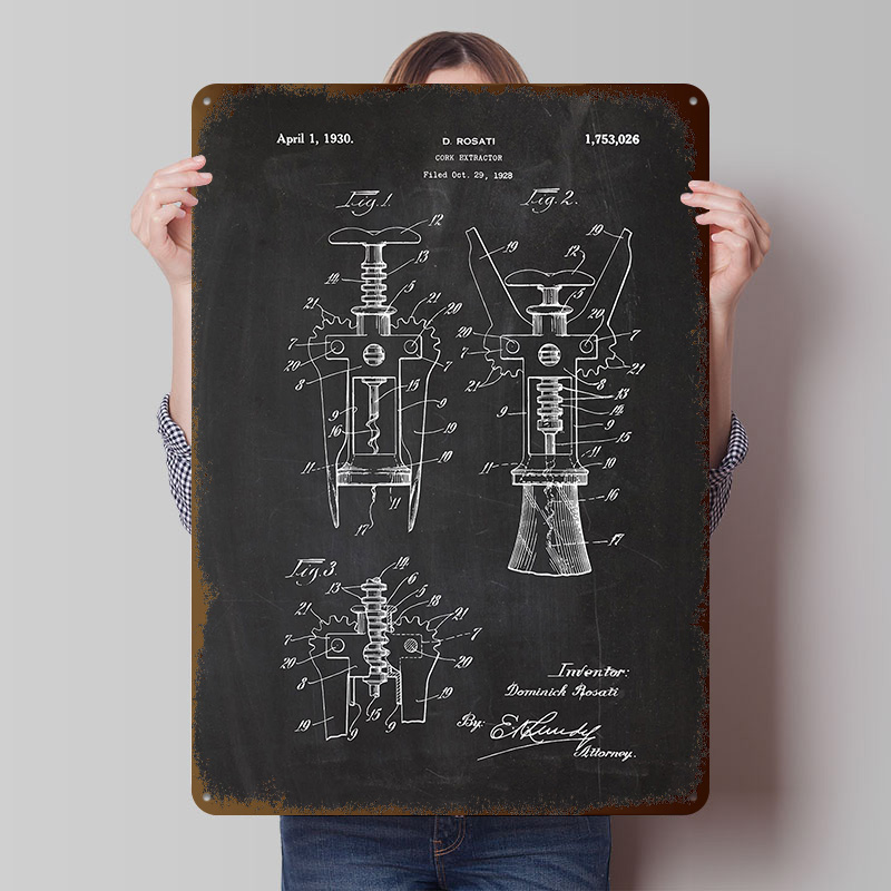 1928 Cork Extractor Tinplate P - Desk Room Setup ulasan dan harga