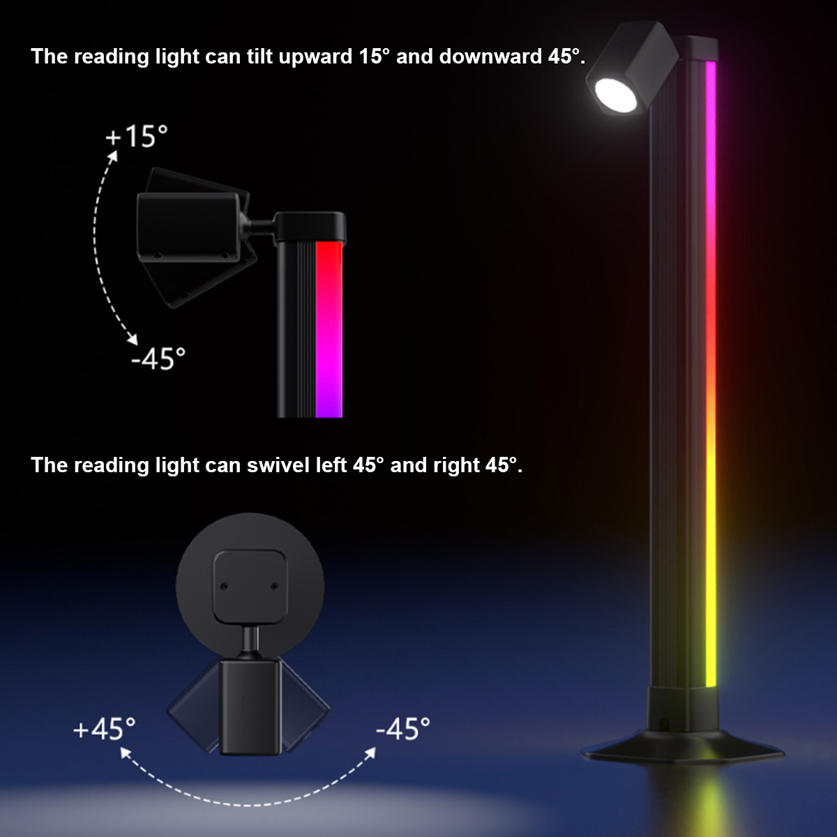 Smart Light Bar LED RGB Music  - Desk Setup Gaming ulasan dan harga