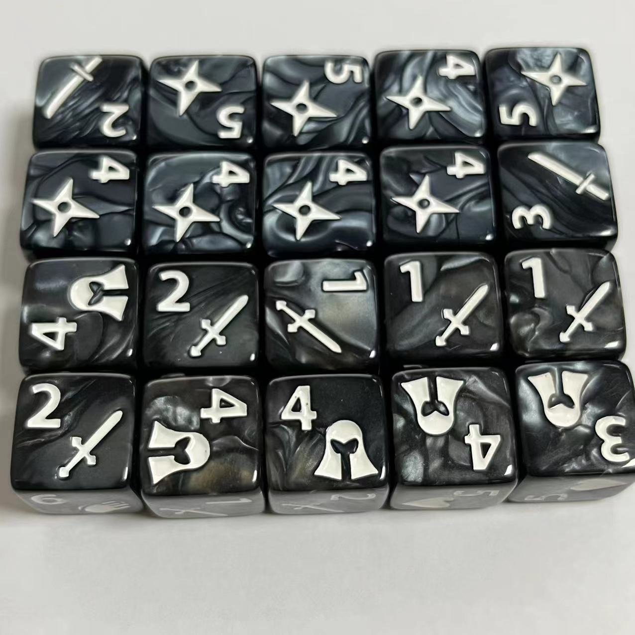 10 Pcs Set of New 16mm 6 Sided - Desk Setup Gaming ulasan dan harga