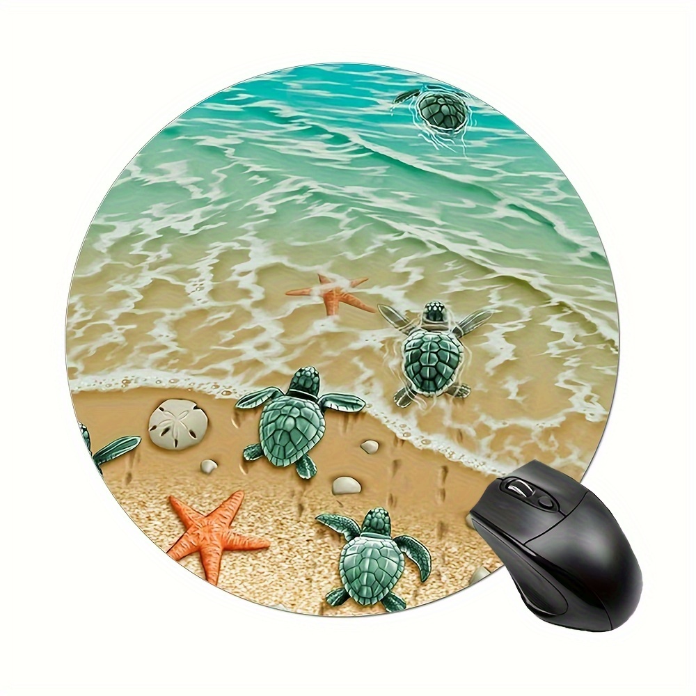 Adorable Turtle Starfish Round - Desk Setup Productivity ulasan dan harga